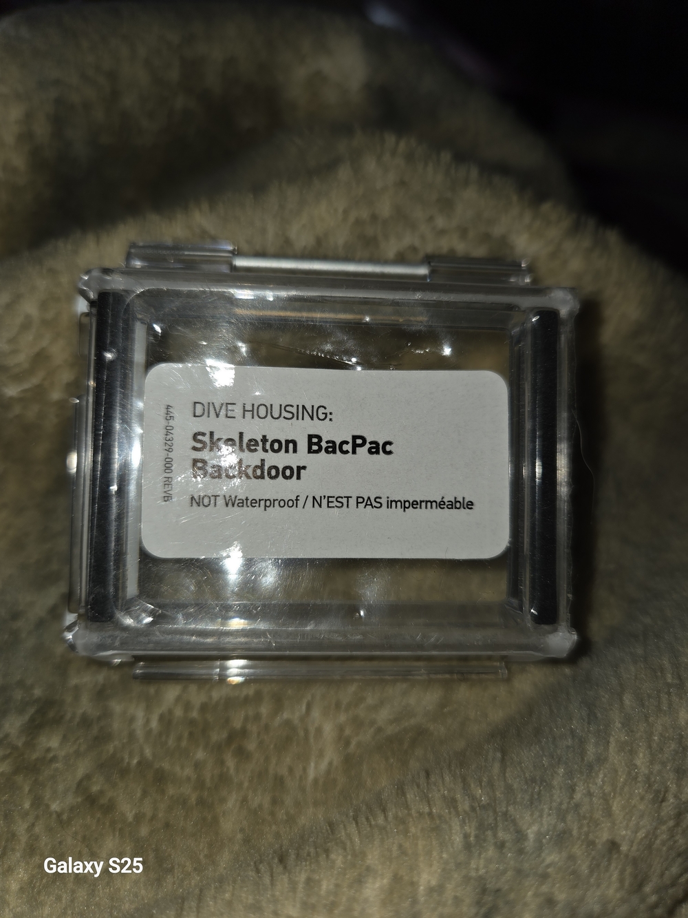 Gopro Dive Housing Skeleton Bacpa  Backdoor - Clear